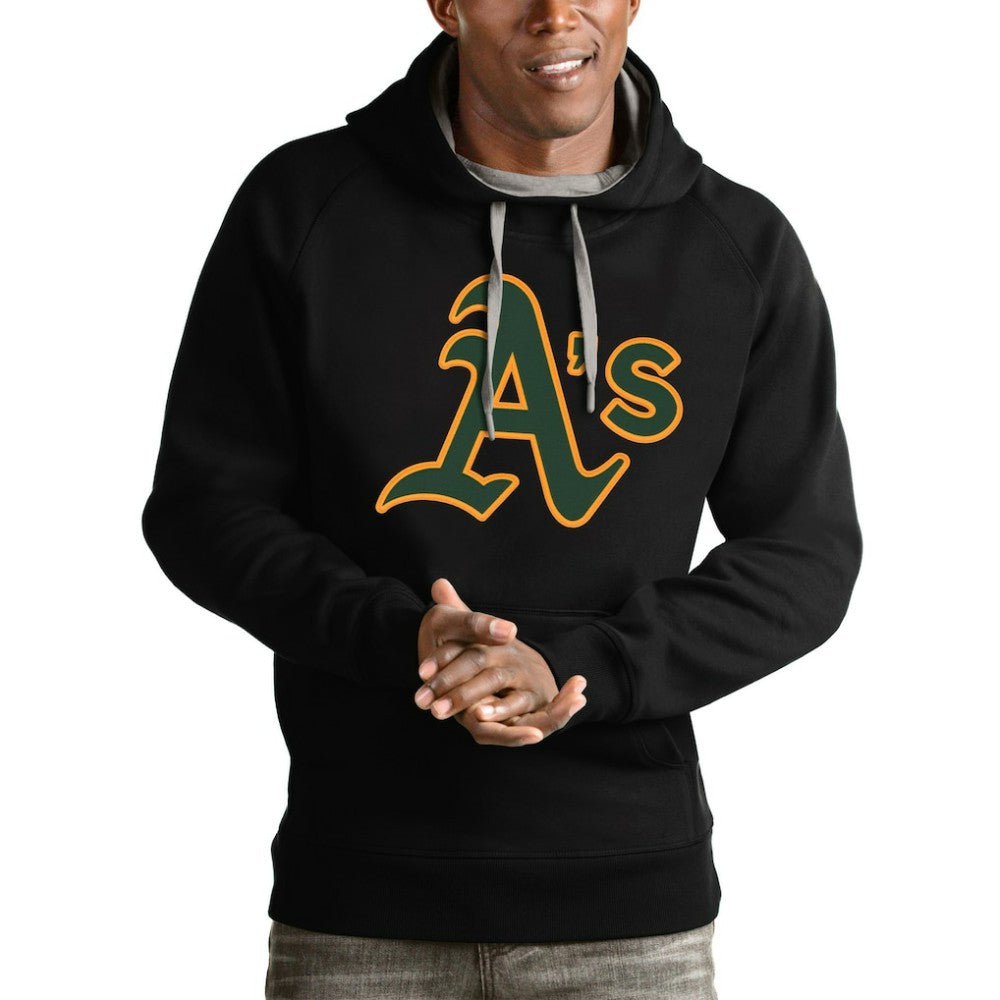 Athletics Antigua Victory Pullover Team Logo Hoodie | MLB Online