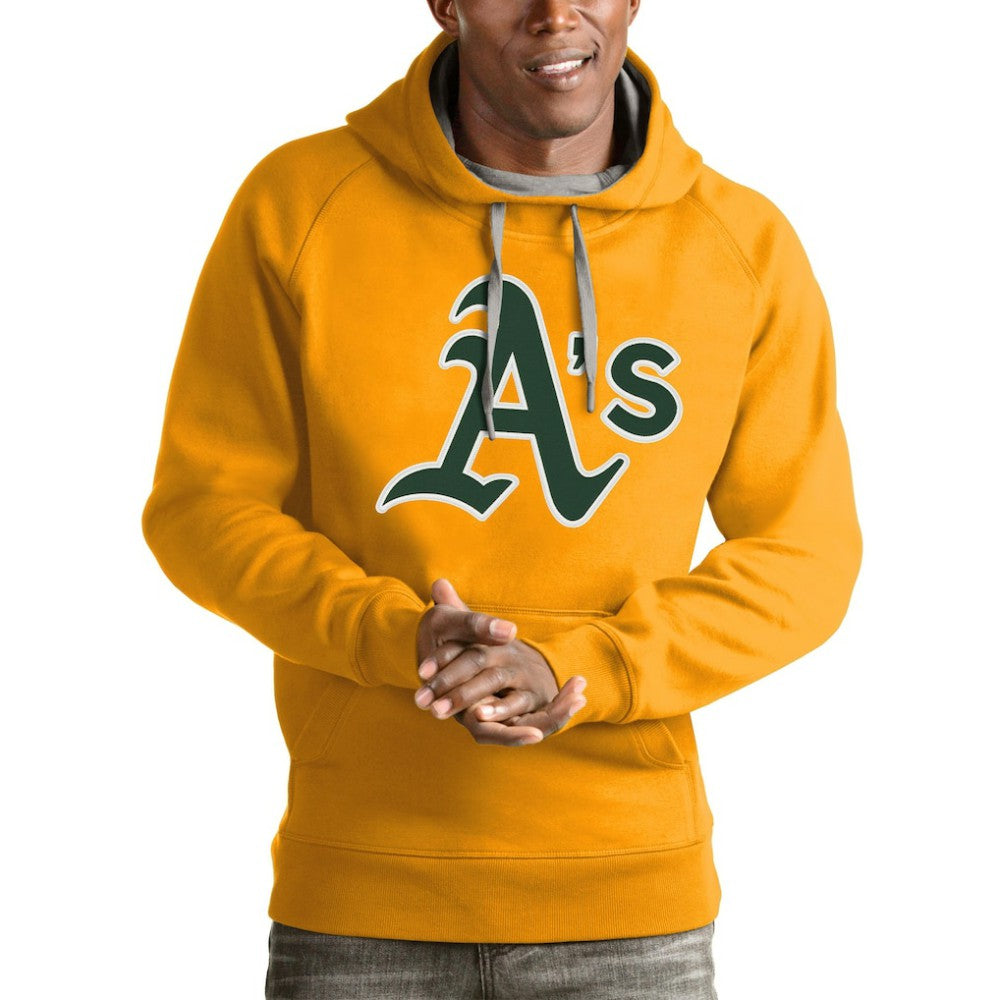 Athletics Antigua Victory Pullover Team Logo Hoodie | MLB Near me