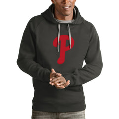 Philadelphia Phillies Antigua Victory Pullover Team Logo Hoodie | MLB New