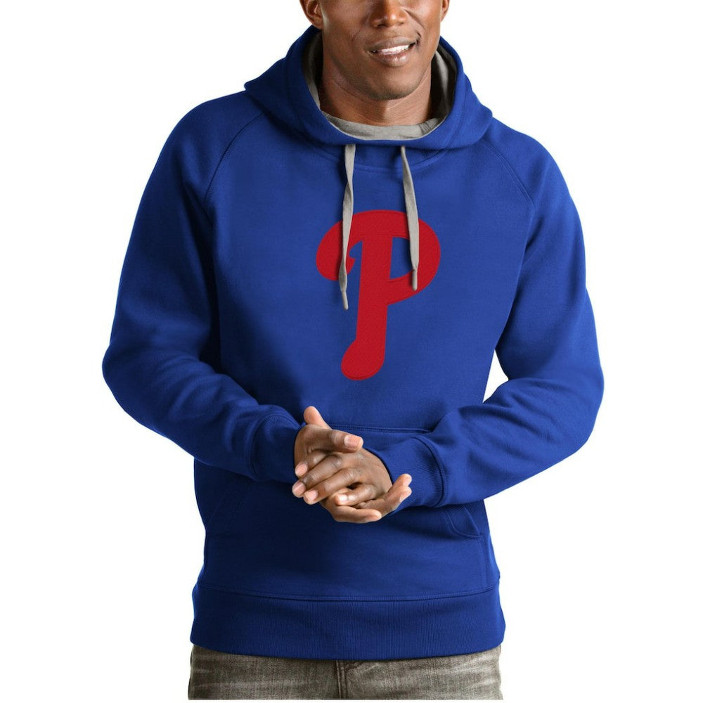 Philadelphia Phillies Antigua Victory Pullover Team Logo Hoodie | MLB Discount
