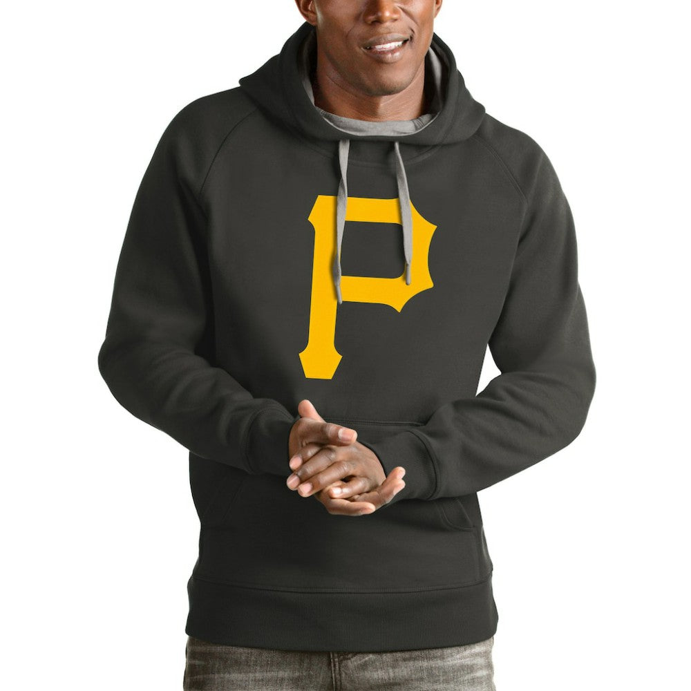 Pittsburgh Pirates Antigua Victory Pullover Team Logo Hoodie | MLB Discount