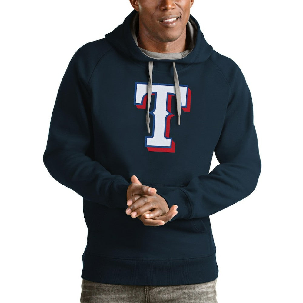 Texas Rangers Antigua Victory Pullover Team Logo Hoodie | MLB New