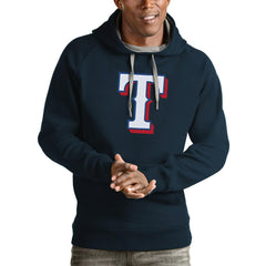 Texas Rangers Antigua Victory Pullover Team Logo Hoodie | MLB New