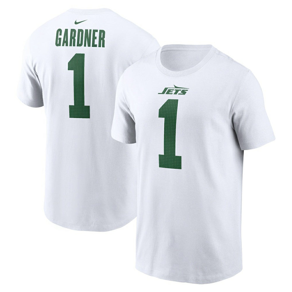 New York Jets Nike Ahmad Sauce Gardner  Legacy Player Name & Number T-Shirt