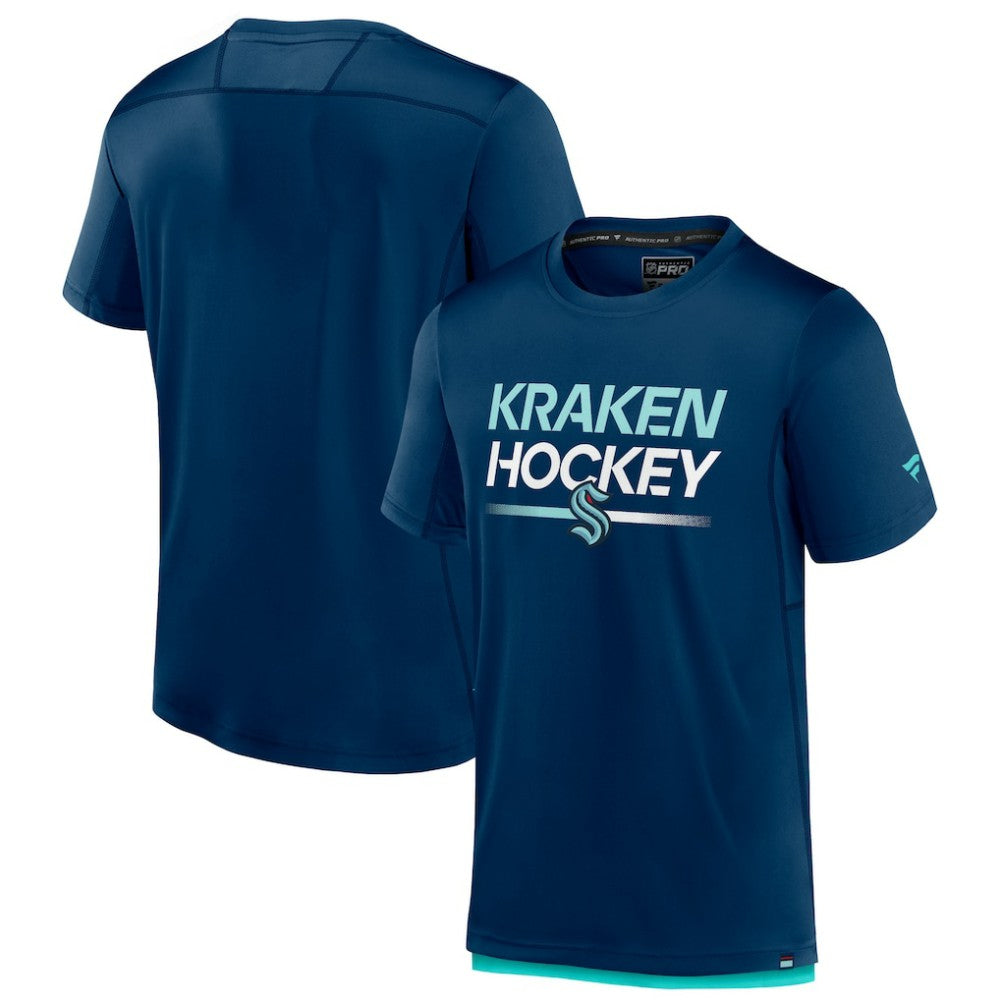 Seattle Kraken Fanatics Authentic Pro Tech T-Shirt Discount