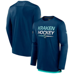 Seattle Kraken Fanatics Authentic Pro Long Sleeve T-Shirt For Sale