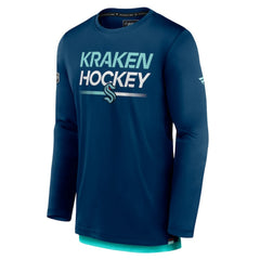 Seattle Kraken Fanatics Authentic Pro Long Sleeve T-Shirt For Sale
