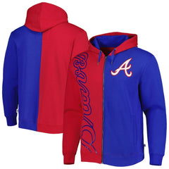 Atlanta Braves Mitchell & Ness Fleece Full-Zip Hoodie | MLB New