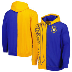 Milwaukee Brewers Mitchell & Ness Fleece Full-Zip Hoodie | MLB For sale