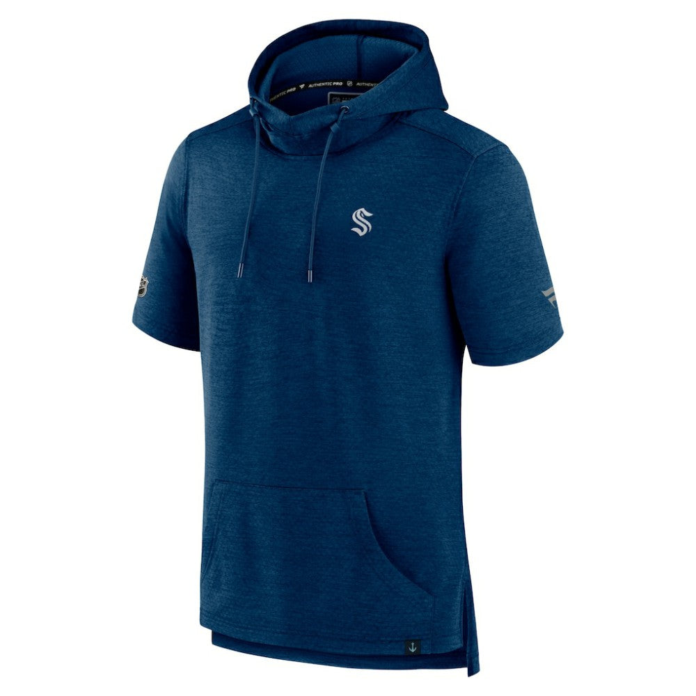 Seattle Kraken Fanatics Authentic Pro Short Sleeve Pullover Hoodie Sale