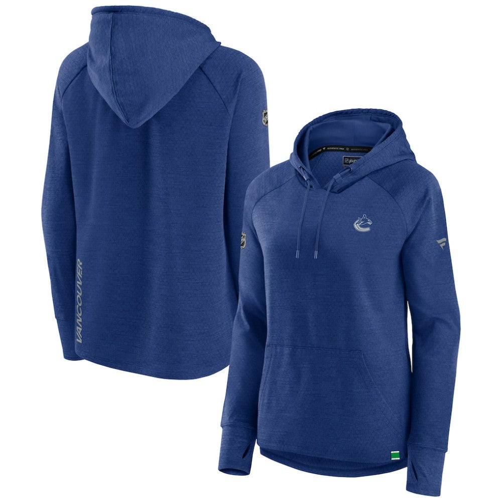 Vancouver Canucks Fanatics Women's Authentic Pro Pullover Hoodie Online