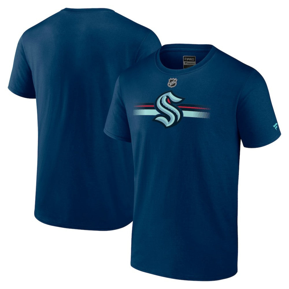 Seattle Kraken Fanatics Authentic Pro Secondary Logo T-Shirt Sale