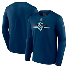 Seattle Kraken Fanatics Authentic Pro Secondary Long Sleeve T-Shirt Discount