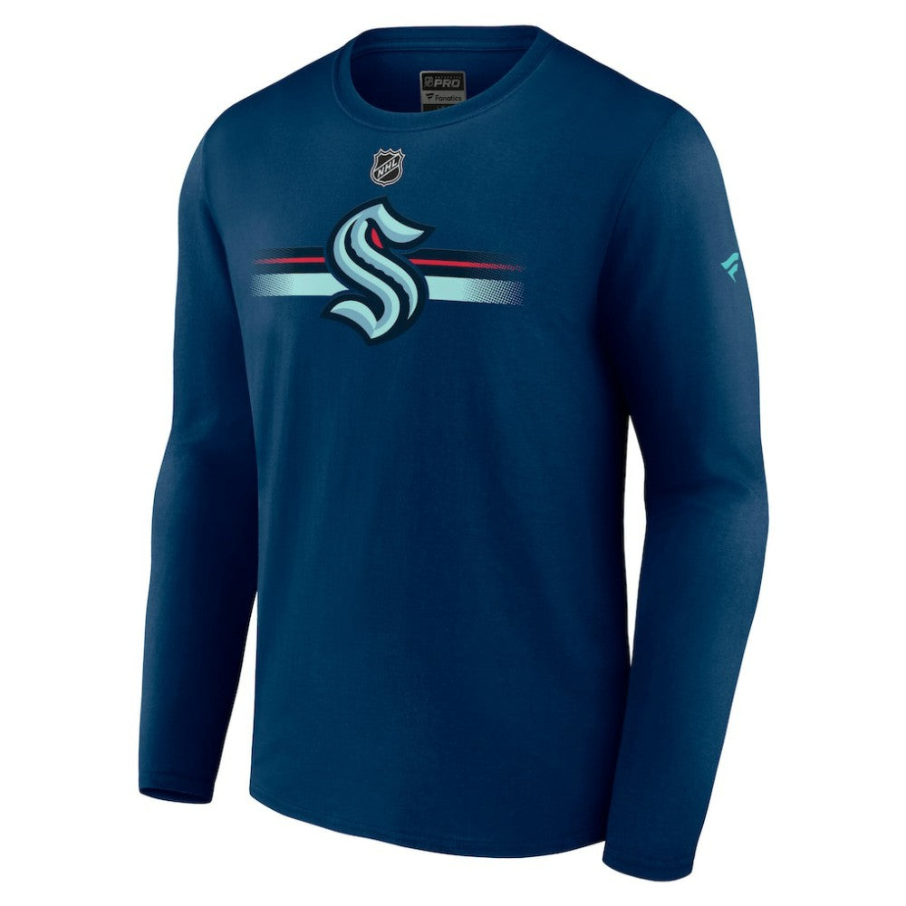 Seattle Kraken Fanatics Authentic Pro Secondary Long Sleeve T-Shirt Discount