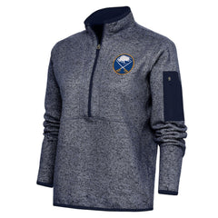Buffalo Sabres Antigua Women's Team Logo Fortune Quarter-Zip Jacket Outlet