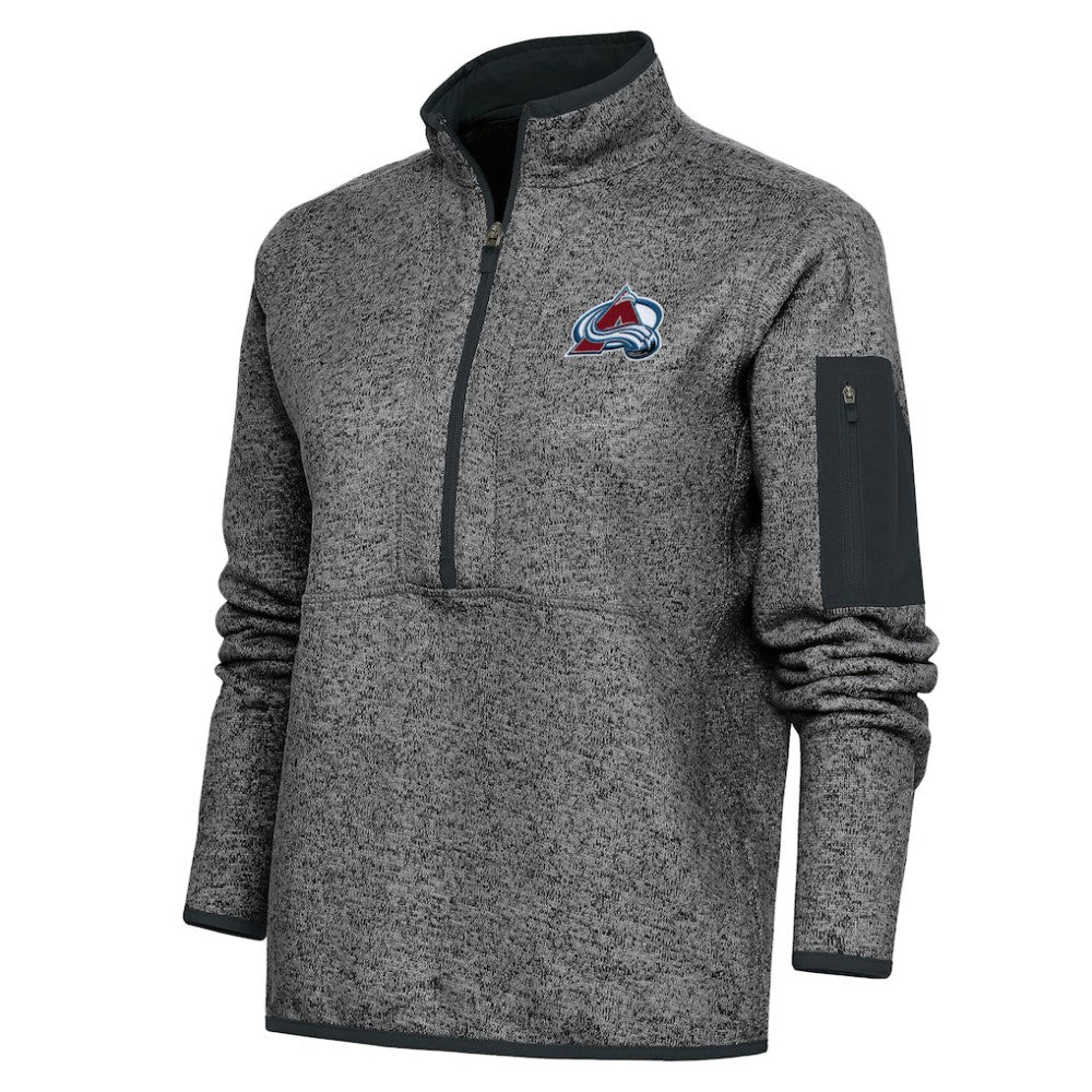 Colorado Avalanche Antigua Women's Team Logo Fortune Quarter-Zip Jacket For Sale