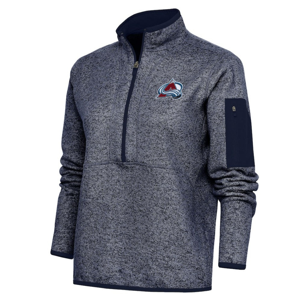 Colorado Avalanche Antigua Women's Team Logo Fortune Quarter-Zip Jacket Online