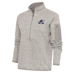 Colorado Avalanche Antigua Women's Team Logo Fortune Quarter-Zip Jacket For Sale