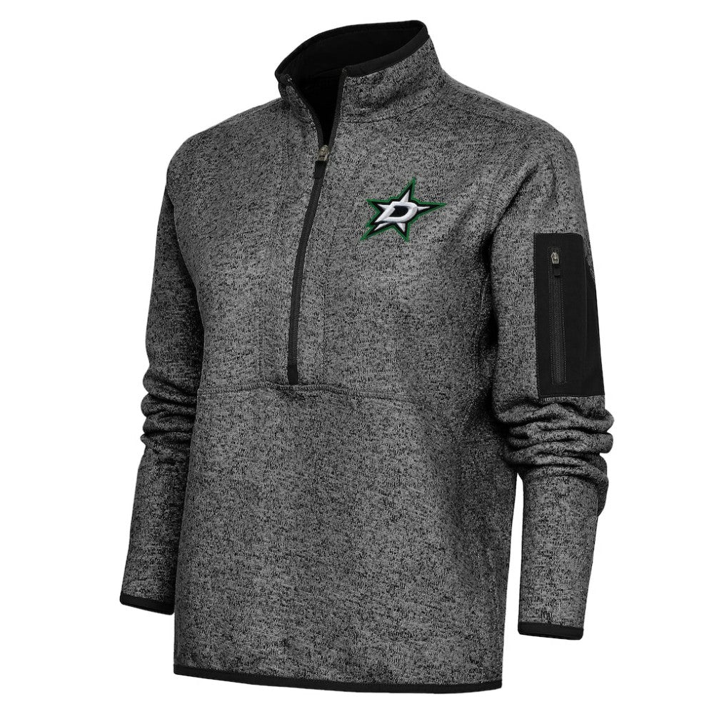 Dallas Stars Antigua Women's Team Logo Fortune Quarter-Zip Jacket Outlet