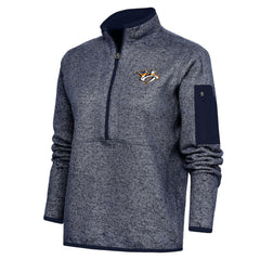Nashville Predators Antigua Women's Team Logo Fortune Quarter-Zip Jacket On Sale