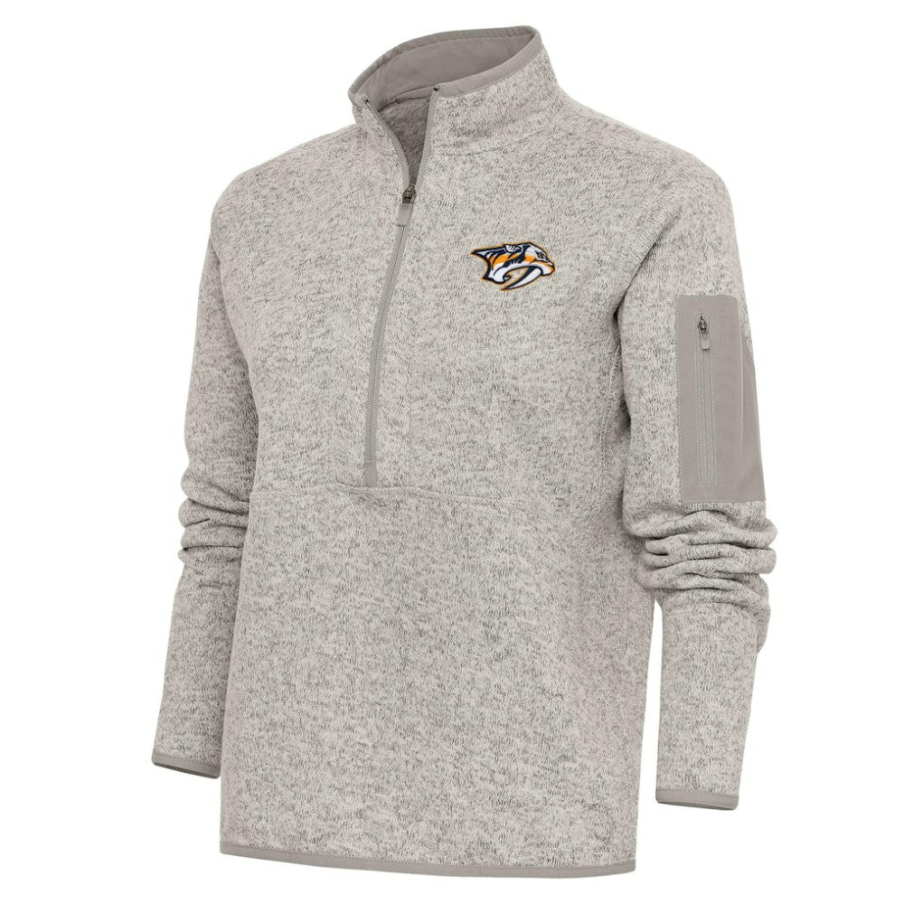 Nashville Predators Antigua Women's Team Logo Fortune Quarter-Zip Jacket Online