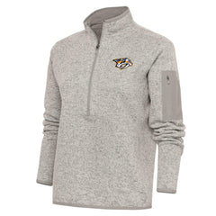 Nashville Predators Antigua Women's Team Logo Fortune Quarter-Zip Jacket Online