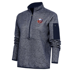 New York Islanders Antigua Women's Team Logo Fortune Quarter-Zip Jacket Sale