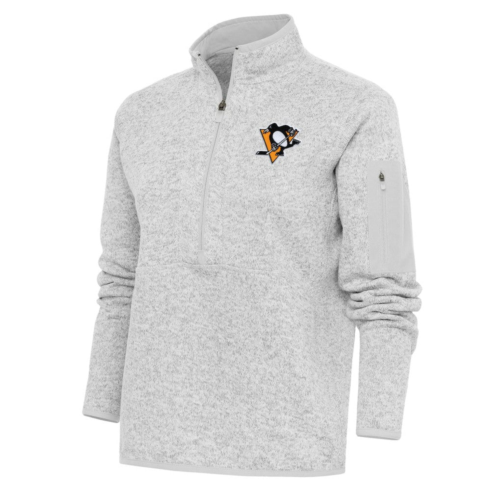 Pittsburgh Penguins Antigua Women's Team Logo Fortune Quarter-Zip Jacket Online