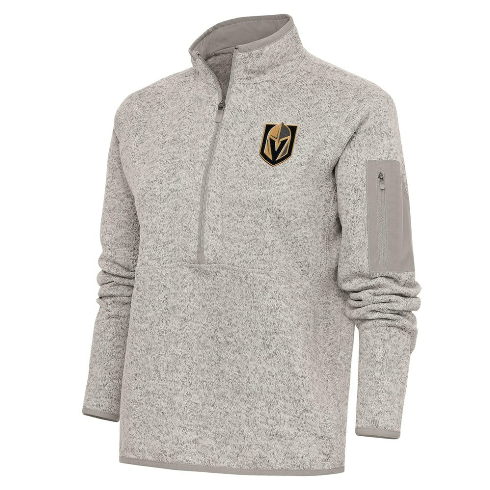 Vegas Golden Knights Antigua Women's Team Logo Fortune Quarter-Zip Jacket Online
