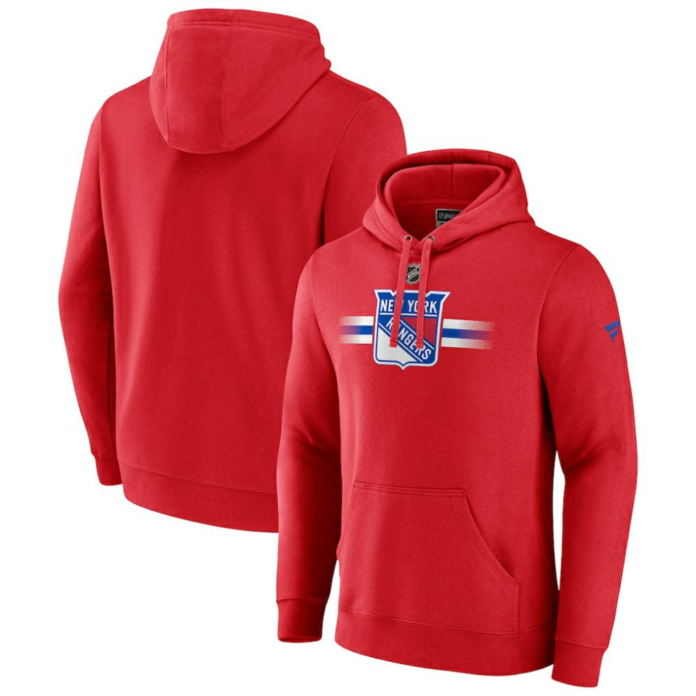 New York Rangers Fanatics Authentic Pro Secondary Pullover Hoodie On Sale