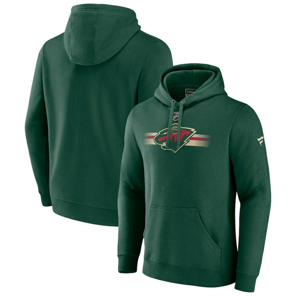 Minnesota Wild Fanatics Authentic Pro Secondary Pullover Hoodie On Sale