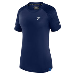 St. Louis Blues Fanatics Women's Authentic Pro Tech T-Shirt For Sale