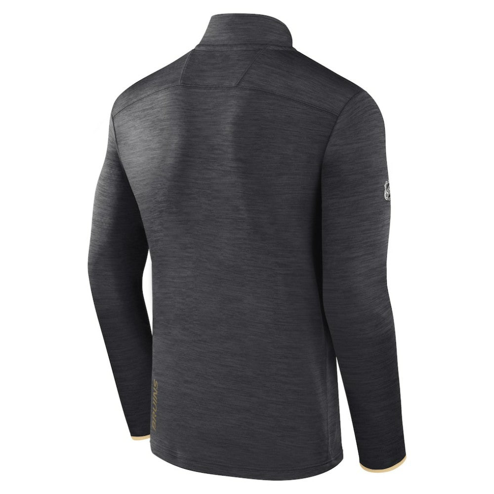 Boston Bruins Fanatics Authentic Pro Quarter-Zip Pullover Top Online