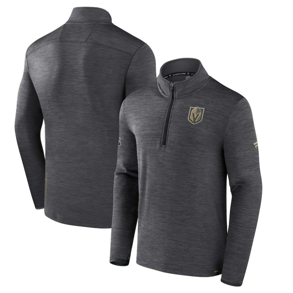 Vegas Golden Knights Fanatics Authentic Pro Quarter-Zip Pullover Top On Sale