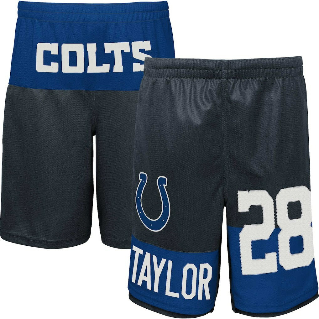 Indianapolis Colts  Jonathan Taylor  Youth Player Name & Number Shorts