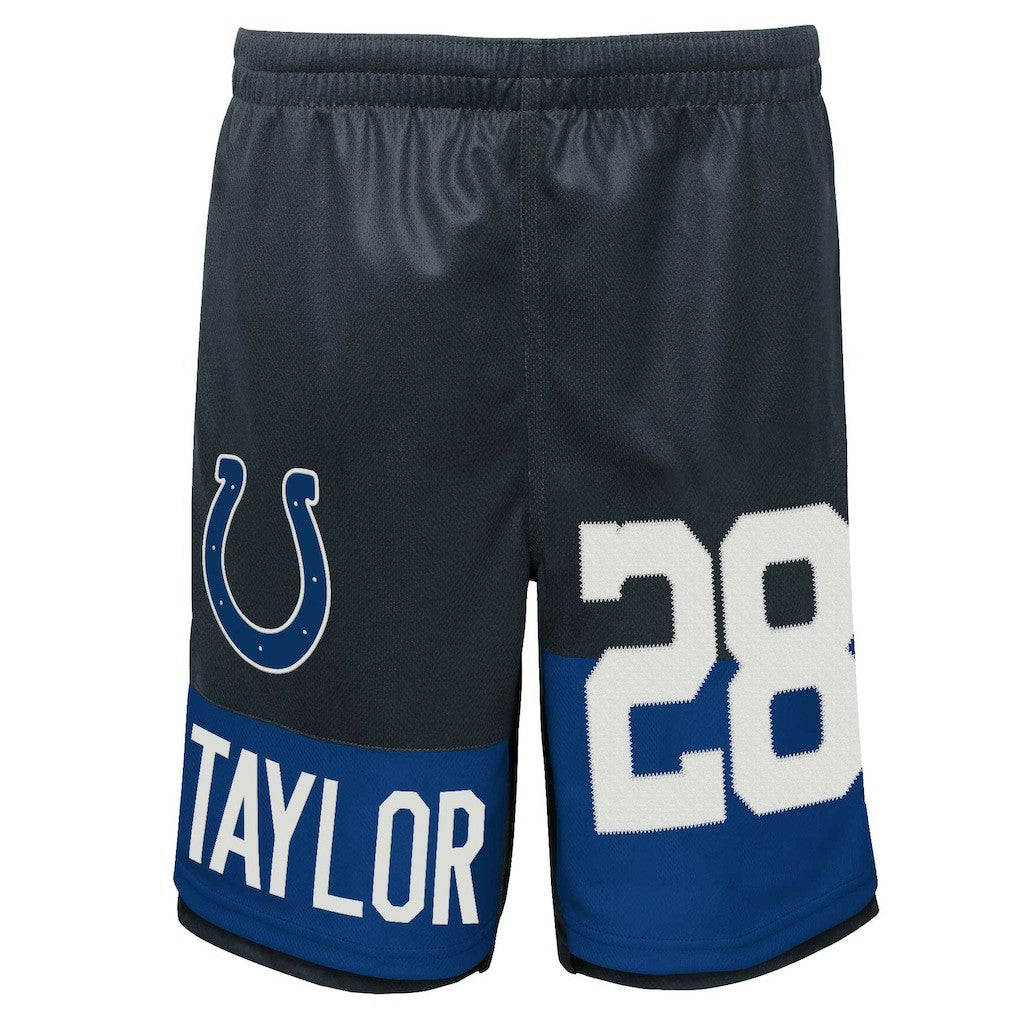 Indianapolis Colts  Jonathan Taylor  Youth Player Name & Number Shorts