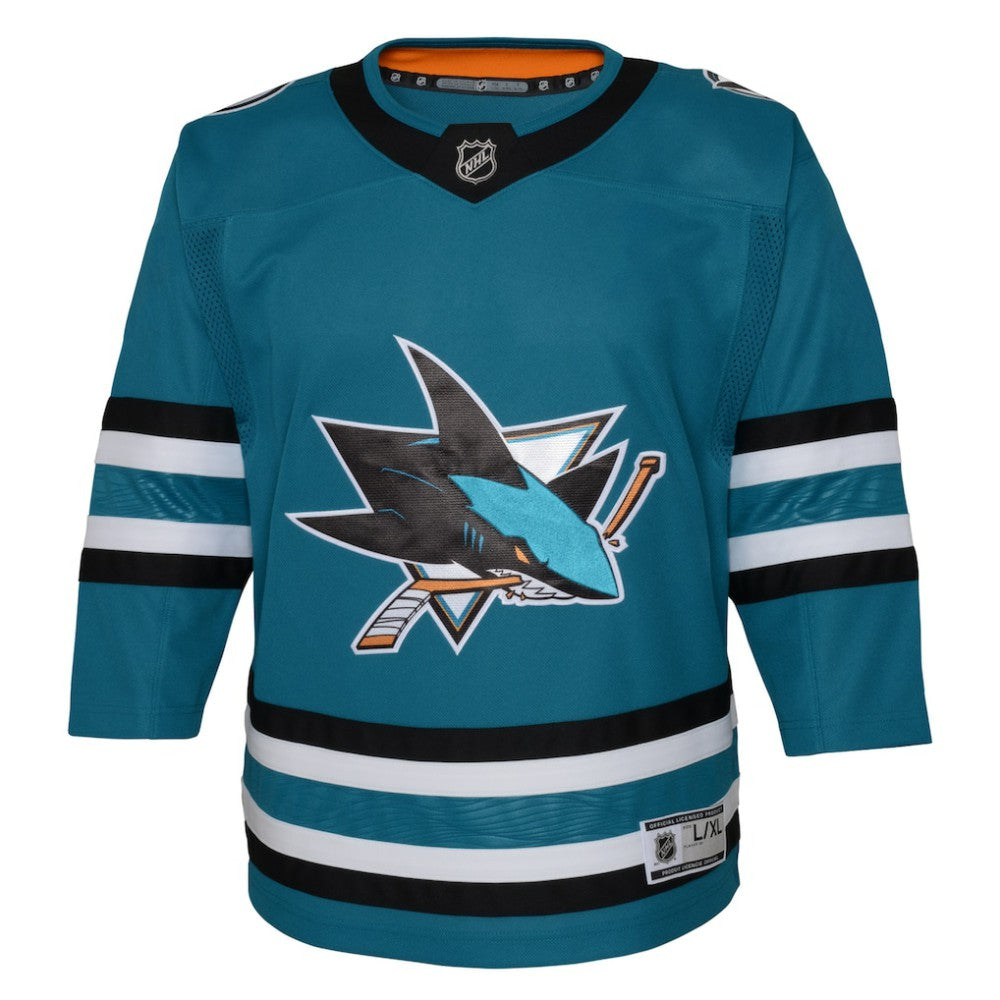 San Jose Sharks Youth Premier Jersey For Sale