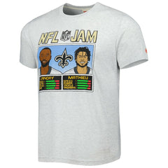 New Orleans Saints  Jarvis Landry & Tyrann Mathieu  Homage Unisex NFL Jam Tri-Blend T-Shirt
