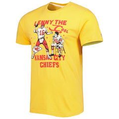 Kansas City Chiefs  Len Dawson  Homage Unisex Caricature Retired Player Tri-Blend T-Shirt