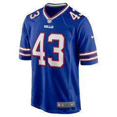 Buffalo Bills Nike Terrel Bernard  Game Player Jersey