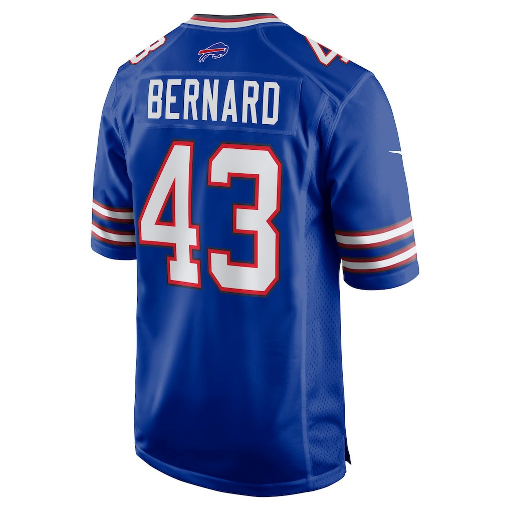 Buffalo Bills Nike Terrel Bernard  Game Player Jersey