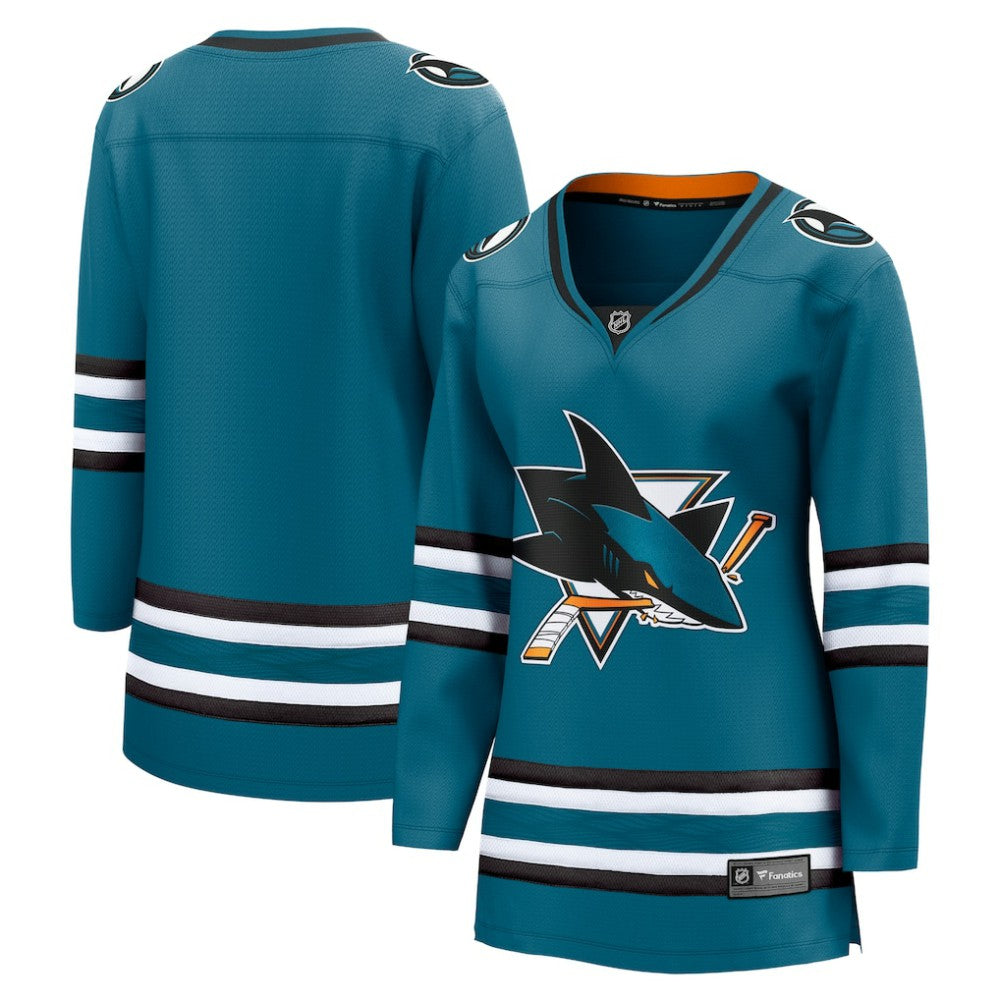 San Jose Sharks Fanatics Women's Home Breakaway Jersey Online
