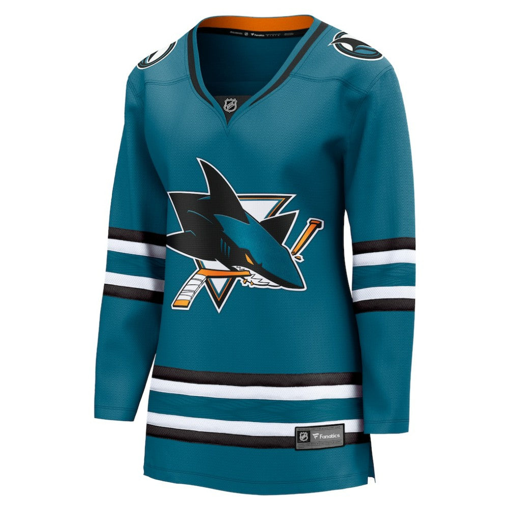 San Jose Sharks Fanatics Women's Home Breakaway Jersey Online