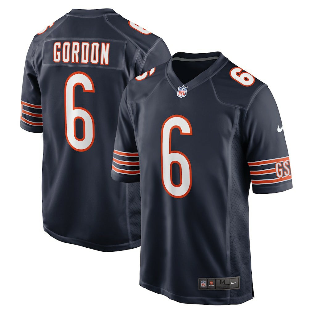 Chicago Bears Nike Kyler Gordon  Game Player Jersey