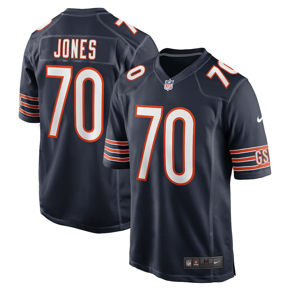 Chicago Bears Nike Braxton Jones  Game Player Jersey