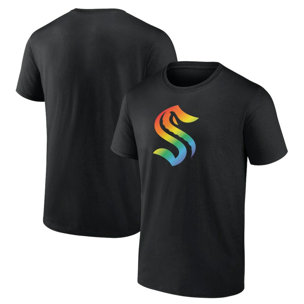 Seattle Kraken Pride Logo T-Shirt Outlet
