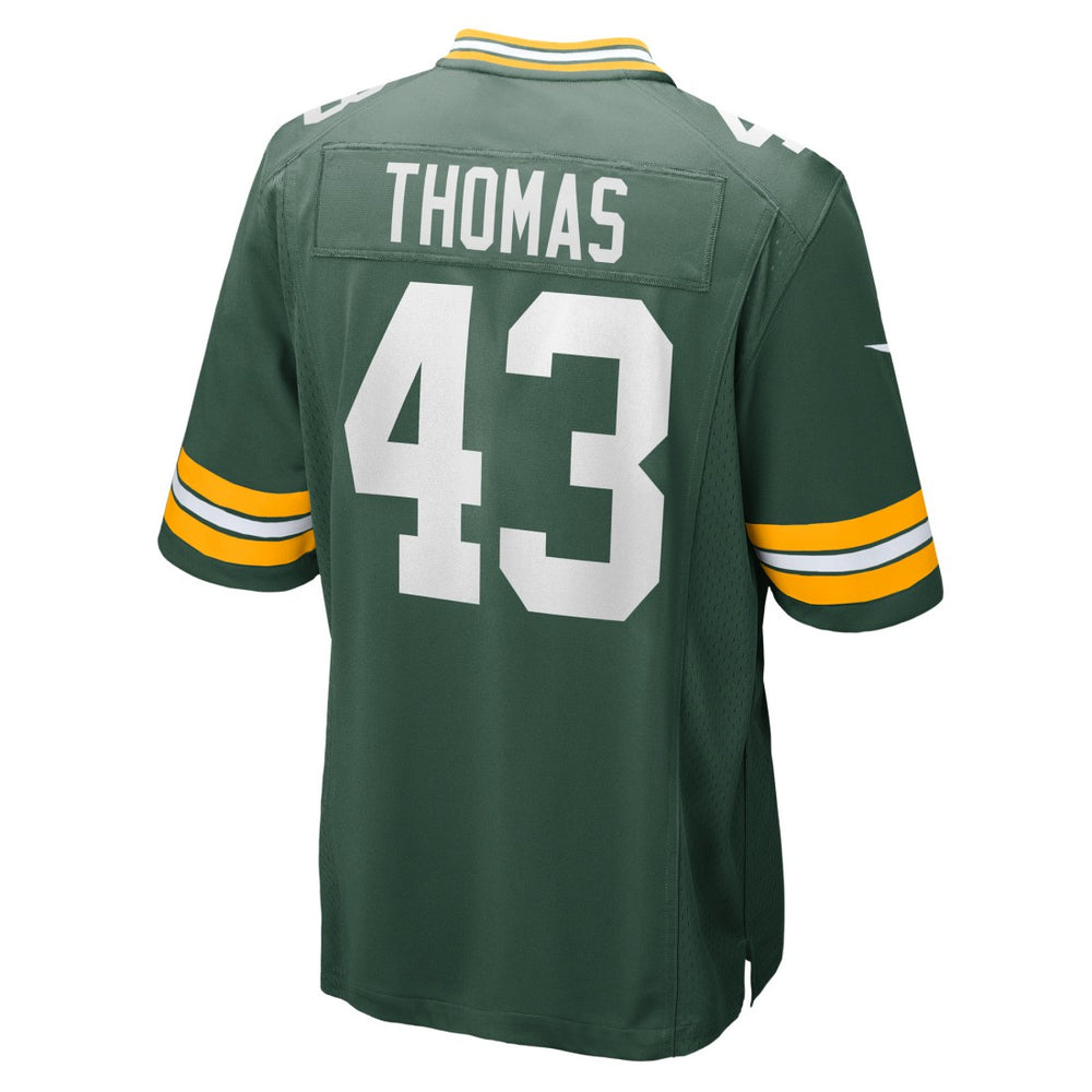 Green Bay Packers Nike Kiondre Thomas  Game Player Jersey