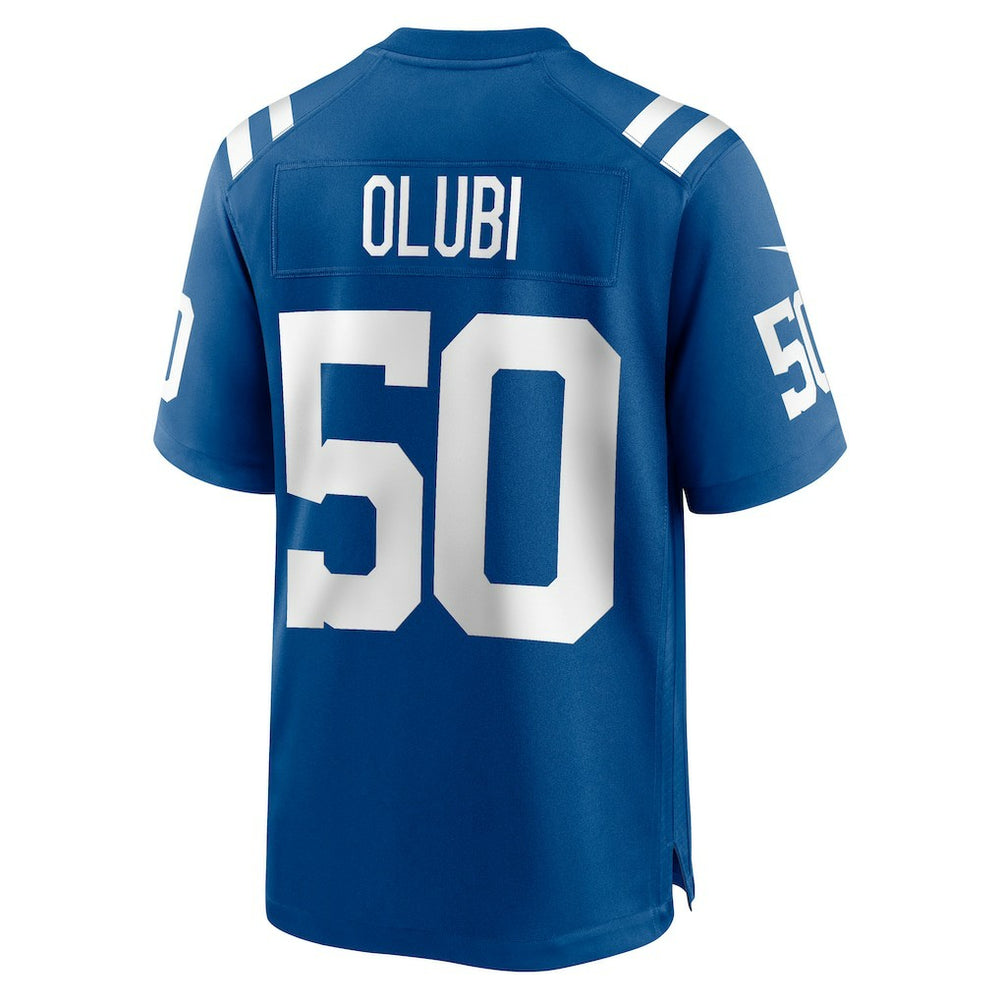 Indianapolis Colts Nike Segun Olubi  Game Player Jersey
