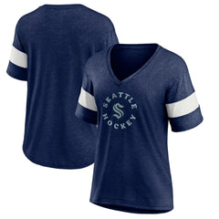 Seattle Kraken Fanatics Women's Special Edition 2.0 Ring The Alarm V-Neck T-Shirt Discount
