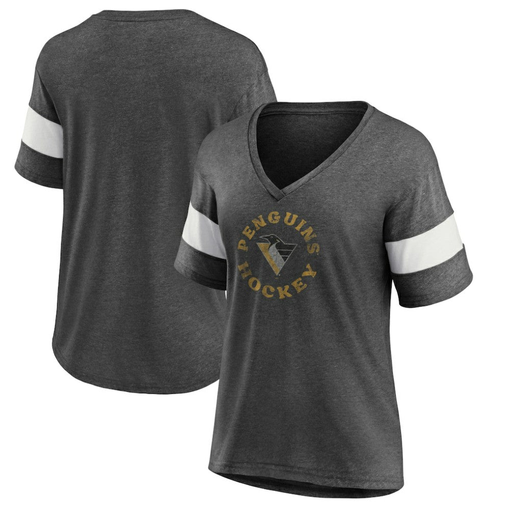 Pittsburgh Penguins Fanatics Women's Special Edition 2.0 Ring The Alarm V-Neck T-Shirt Online